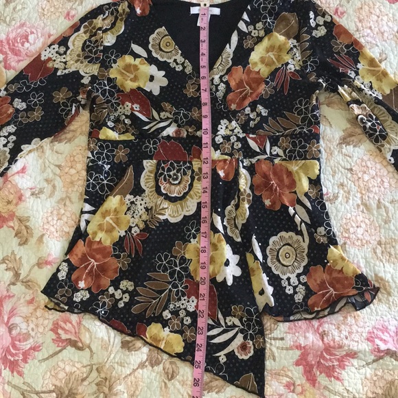 dressbarn sparkly wrap top - Picture 7 of 8